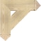 Ekena Millwork Traditional Arts & Crafts Rough Sawn Bracket, Douglas Fir, 6"W x 24"D x 24"H BKT06X24X24TRA03RDF - alternate 3